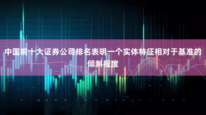 中国前十大证券公司排名表明一个实体特征相对于基准的倾斜程度